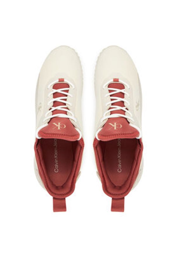 Calvin Klein Jeans Sneakersy Eva Runner Tech Ripstop YM0YM01203 Beżowy. Kolor: beżowy. Materiał: materiał