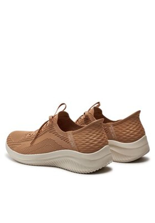 skechers - Skechers Sneakersy Ultra Flex 3.0-Brilliant Path 149710/TAN Brązowy. Kolor: brązowy. Materiał: materiał, mesh