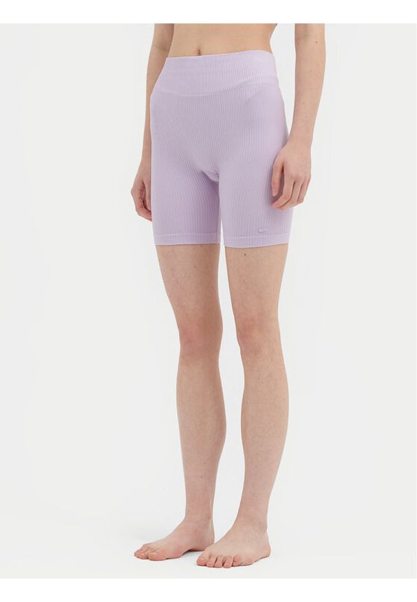 4f - 4F Szorty sportowe 4FWSS24TFSHF498 Fioletowy Slim Fit. Kolor: fioletowy. Materiał: syntetyk