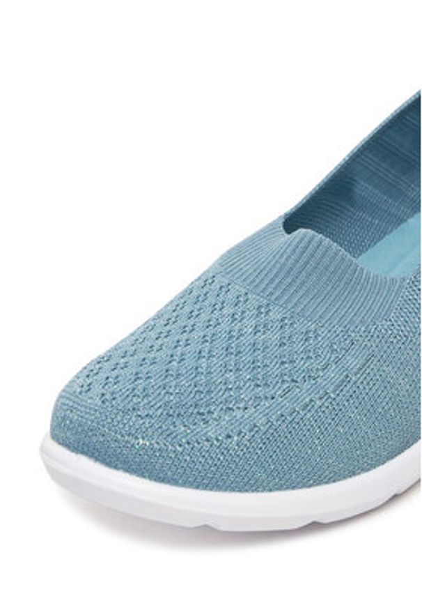 Jenny - JENNY Półbuty H26092024 Niebieski. Kolor: niebieski. Materiał: materiał