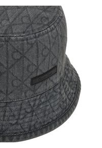 Calvin Klein Kapelusz Denim Emblem Burnout Bucket LV04F5043G Szary. Kolor: szary. Materiał: bawełna #2