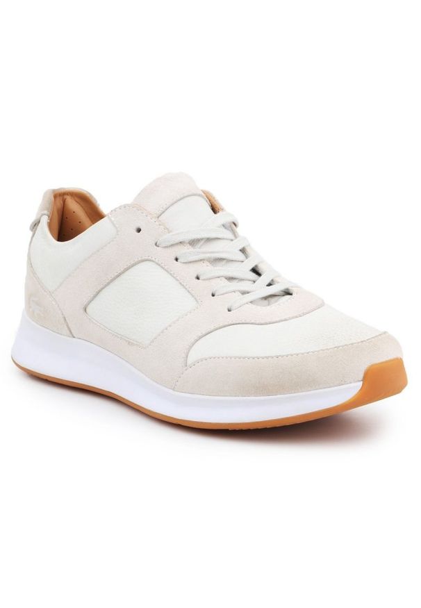 Buty Lacoste Joggeur 116 1 Cam M 7-31CAM0116098 beżowy. Okazja: na co dzień. Kolor: beżowy. Materiał: skóra, guma, materiał. Szerokość cholewki: normalna
