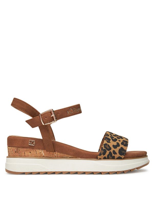 Sandały s.Oliver. Kolor: brązowy