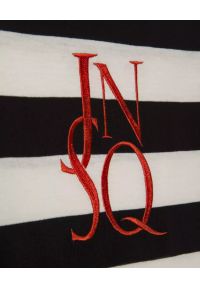 JENESEQUA - Bawełniany T-shirt w paski Rochelle. Kolor: czarny. Materiał: bawełna. Wzór: paski #3