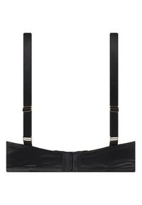 Hunkemöller Biustonosz z fiszbiną Avela 302375 Czarny. Kolor: czarny. Materiał: syntetyk #3