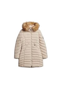 Parka dla kobiet Superdry Fuji. Kolor: szary. Sezon: zima #1