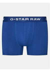 G-Star RAW - G-Star Raw Komplet 3 par bokserek D23773-D516 Niebieski. Kolor: niebieski. Materiał: bawełna #7