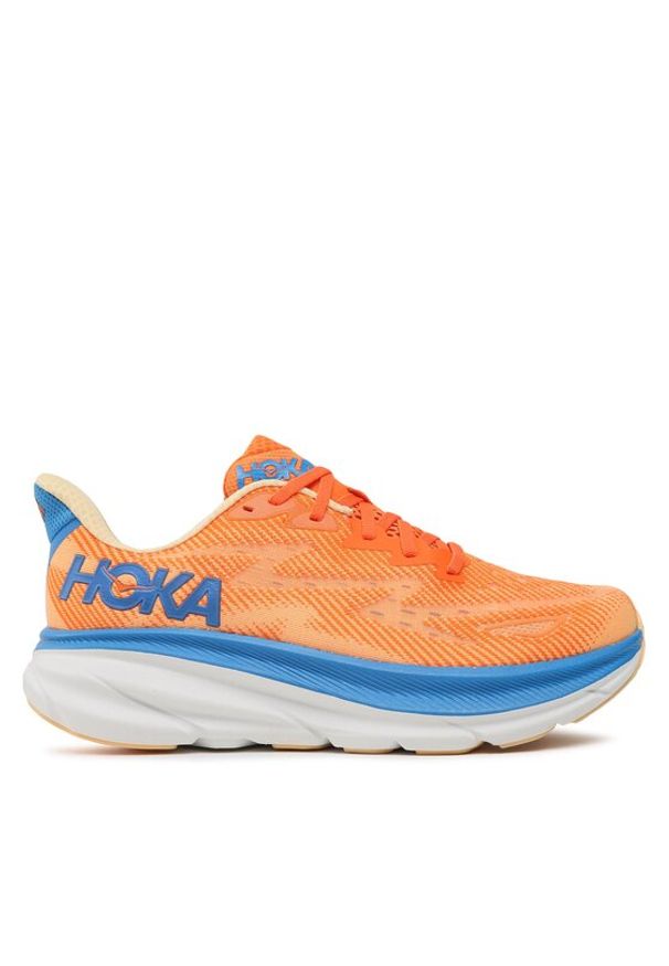 HOKA - Hoka Buty do biegania Clifton 9 1127895 Pomarańczowy. Kolor: pomarańczowy. Materiał: materiał