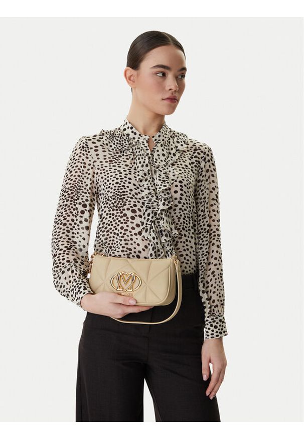 Love Moschino - LOVE MOSCHINO Torebka JC4111PP1OLC0129 Beżowy. Kolor: beżowy. Materiał: skórzane