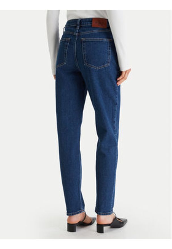 Calvin Klein Jeans Jeansy LV047F492G Niebieski Mom Fit. Kolor: niebieski