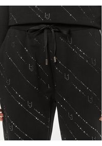 Liu Jo Sport Spodnie dresowe TA4172 FS090 Czarny Regular Fit. Kolor: czarny. Materiał: bawełna #3