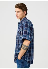 Wrangler - MESKA KOSZULA WRANGLER SS WESTERN SHIRT FLAMINGO INDIGO 112362947 #3