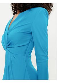 Silvian Heach Sukienka wieczorowa GPP24429VE Niebieski A-Line Fit. Kolor: niebieski. Materiał: syntetyk. Styl: wizytowy #2