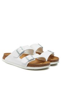 Birkenstock Klapki Arizona Sl Bf 1018220 Biały. Kolor: biały. Materiał: skóra #5