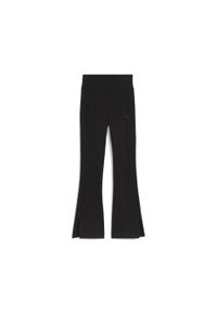 Puma - Damskie rozkloszowane legginsy HER z wysokim stanem PUMA Black. Stan: podwyższony. Kolor: czarny. Sport: fitness