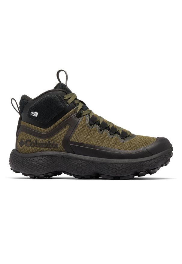 columbia - Męskie buty trekkingowe Columbia Escape Thrive Titanium OutDry Mid. Kolor: zielony. Sport: turystyka piesza