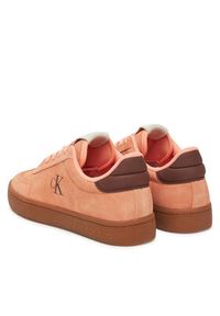 Calvin Klein Jeans Sneakersy Classic Cupsole Mix In YW0YW01767 Pomarańczowy. Kolor: pomarańczowy. Materiał: skóra #2
