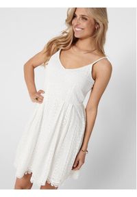 only - ONLY Sukienka codzienna 15204799 Biały Regular Fit. Okazja: na co dzień. Kolor: biały. Materiał: bawełna. Typ sukienki: proste. Styl: casual #2
