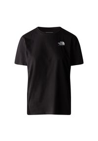 Koszulka The North Face Foundation 0A86XNKY41 - czarna. Kolor: czarny. Materiał: poliester, bawełna. Długość rękawa: krótki rękaw. Długość: krótkie