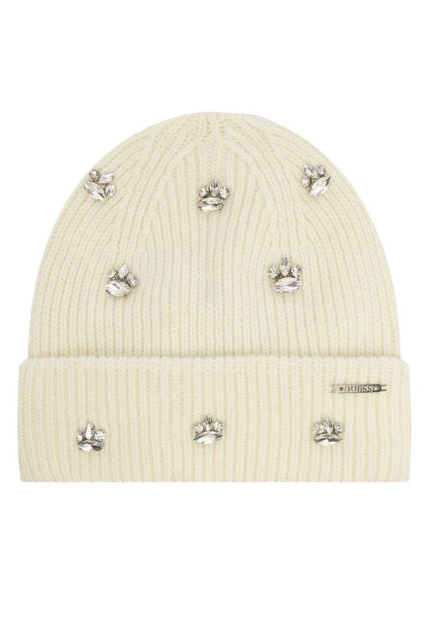 Guess Czapka AW5198 POL01 Écru. Materiał: materiał