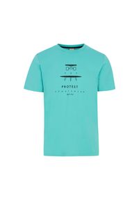 Koszulka Protest Andros. Kolor: zielony. Sport: turystyka piesza #1