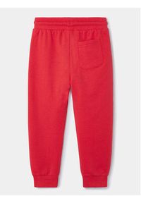 Mayoral Spodnie dresowe 742 Czerwony Regular Fit. Kolor: czerwony. Materiał: bawełna #3