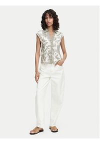 only - ONLY Koszula Misa Leya 15373649 Kremowy Regular Fit. Kolor: kremowy. Materiał: wiskoza #4