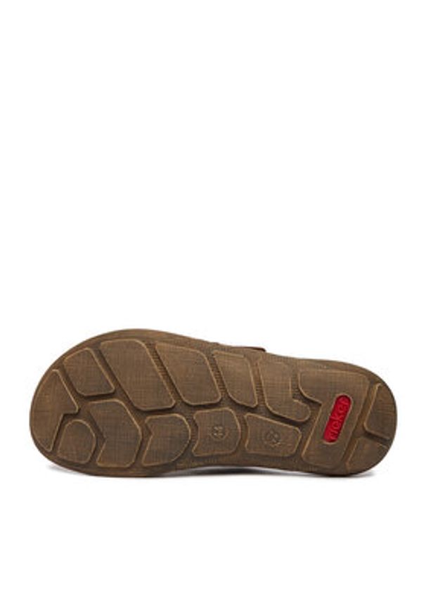 Rieker Klapki CEO-22089-24 Brązowy. Kolor: brązowy. Materiał: skóra
