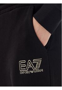 EA7 Emporio Armani Spodnie dresowe 7W000106 AF12473 MC004 Czarny Loose Fit. Kolor: czarny. Materiał: bawełna #3