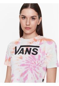 Vans T-Shirt Resort Wash VN0003PS Kolorowy Cropped Fit. Materiał: bawełna. Wzór: kolorowy #4