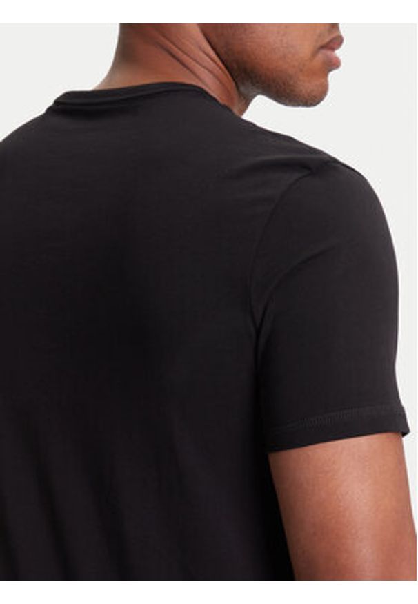 Guess T-Shirt M5YI14 I3Z14 Czarny Regular Fit. Kolor: czarny. Materiał: bawełna