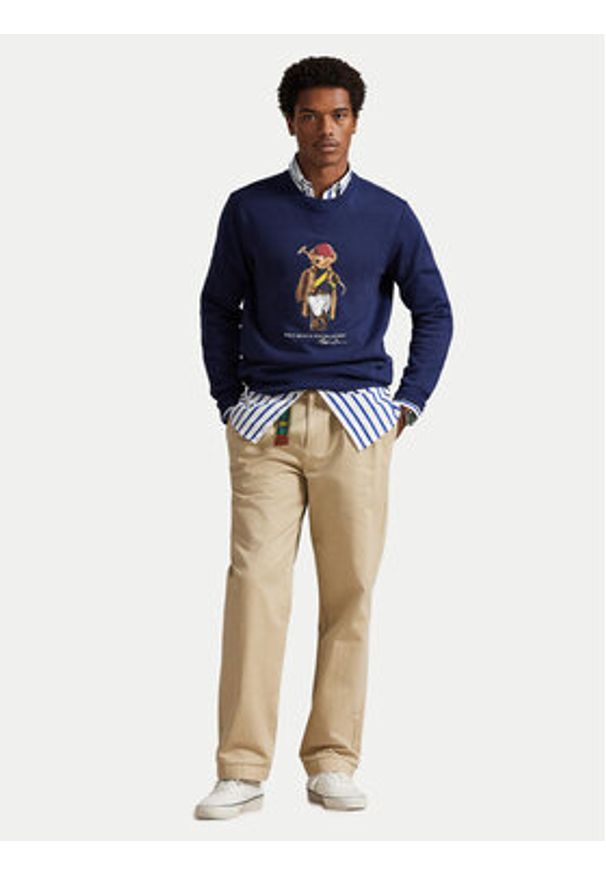 Polo Ralph Lauren Bluza 710B14625001 Granatowy Regular Fit. Typ kołnierza: polo. Kolor: niebieski. Materiał: bawełna