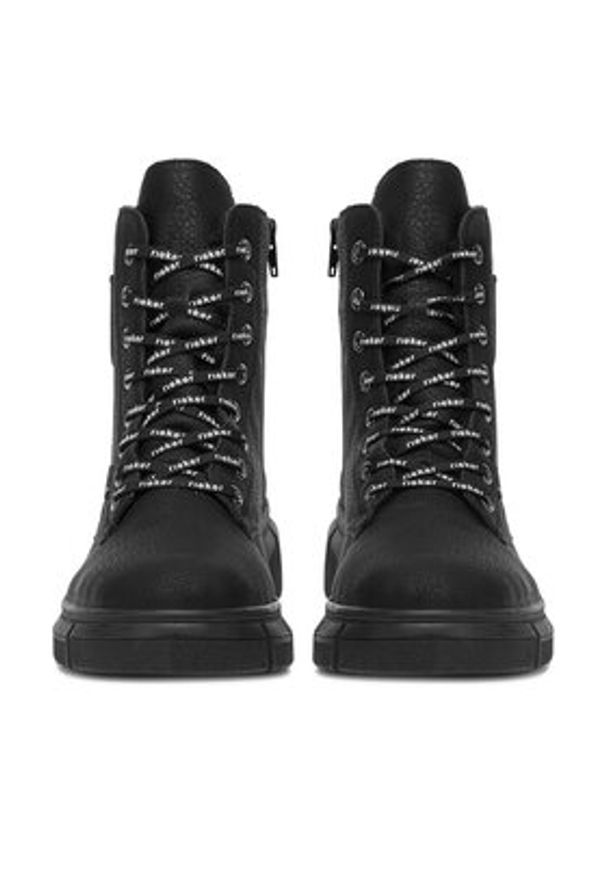 Rieker Trzewiki CEO-X3410-00 Czarny. Kolor: czarny. Materiał: syntetyk, materiał