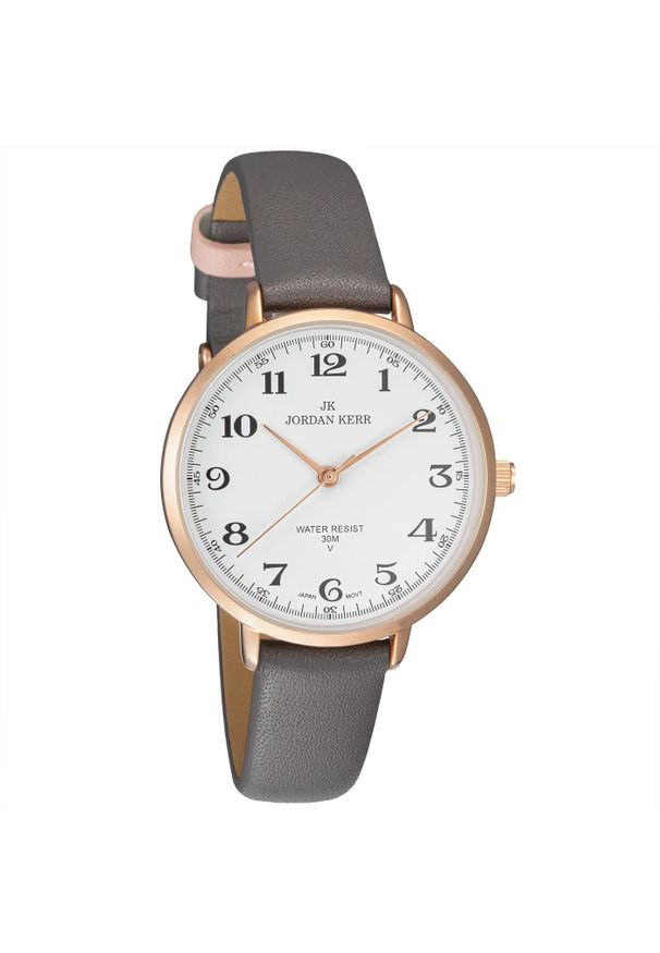 Zegarek damski Jordan Kerr C3344ALX szary. Kolor: szary