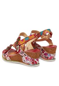 Laura Vita Sandały Bonito 27 Czerwony. Kolor: czerwony. Materiał: skóra #3