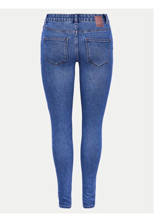 Pieces Jeansy Dana 17148021 Niebieski Skinny Fit. Kolor: niebieski
