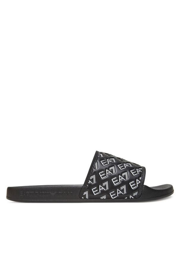 EA7 Emporio Armani Klapki 7X000109 AF15125 MC138 Czarny. Kolor: czarny