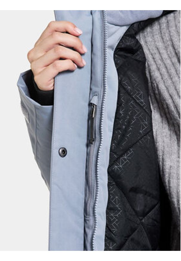 Didriksons Parka Frida Wns Parka 7 504815 Niebieski Regular Fit. Kolor: niebieski. Materiał: syntetyk