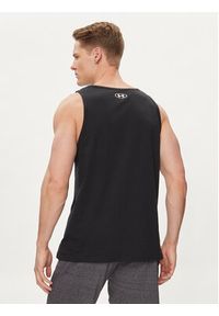 Under Armour Tank top Ua Sportstyle Logo Tank 1382883-001 Czarny Loose Fit. Kolor: czarny. Materiał: bawełna, syntetyk #5
