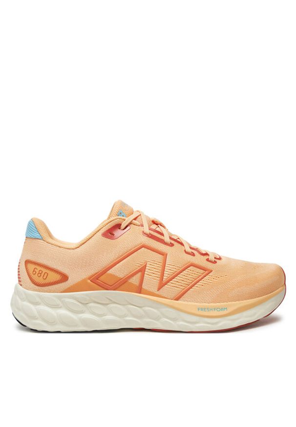 New Balance Buty do biegania Fresh Foam 680 v8 W680CL8 Pomarańczowy. Kolor: pomarańczowy. Materiał: mesh, materiał