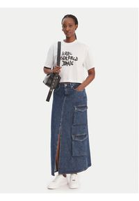Karl Lagerfeld Jeans T-Shirt B1W17054 Biały Relaxed Fit. Kolor: biały. Materiał: bawełna #3