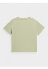 outhorn - T-shirt z nadrukiem damski. Okazja: na co dzień. Materiał: jersey, bawełna. Wzór: nadruk. Styl: casual #4