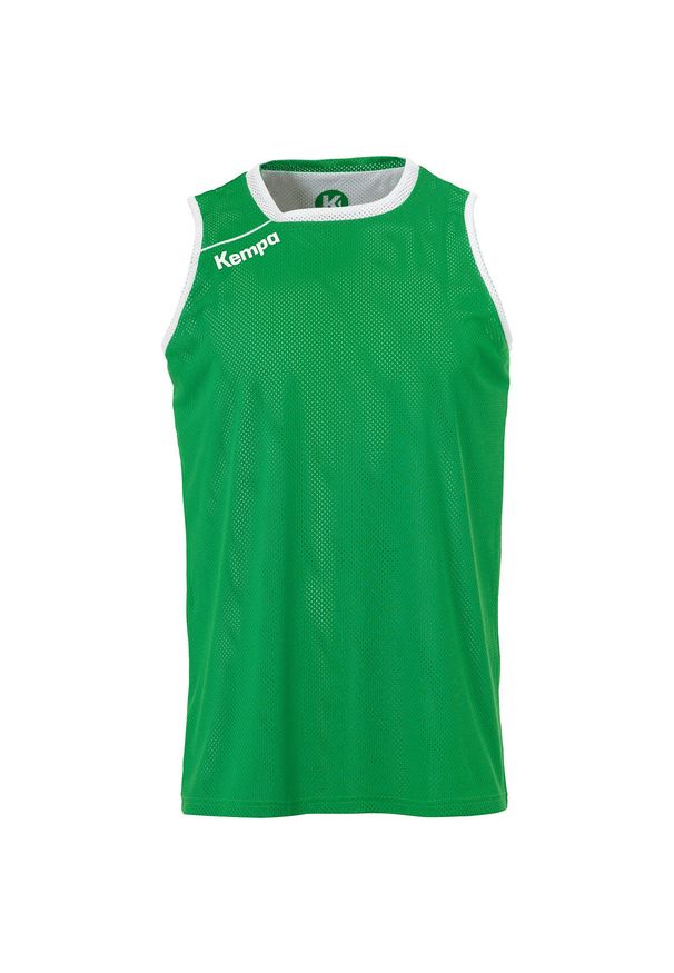 KEMPA - Odwracalny tank top Kempa Player. Kolor: biały, wielokolorowy, zielony. Wzór: kolorowy. Sport: koszykówka