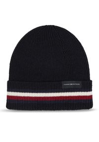 TOMMY HILFIGER - Tommy Hilfiger Czapka Corporate Beanie AM0AM11484 Czarny. Kolor: czarny. Materiał: bawełna #1