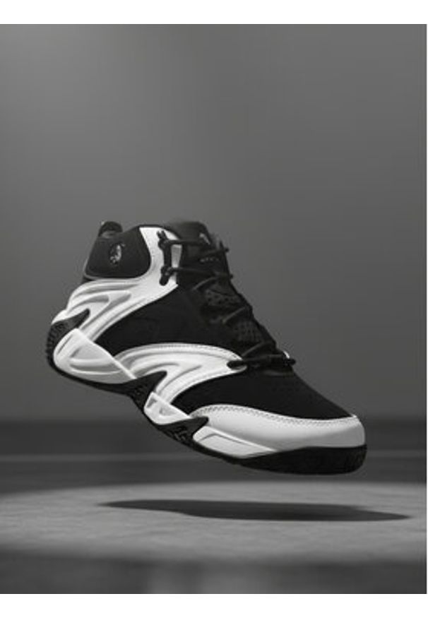 Shaq Sneakersy CEO-DEVASTATOR AQ95010M-BW Czarny. Kolor: czarny. Materiał: skóra