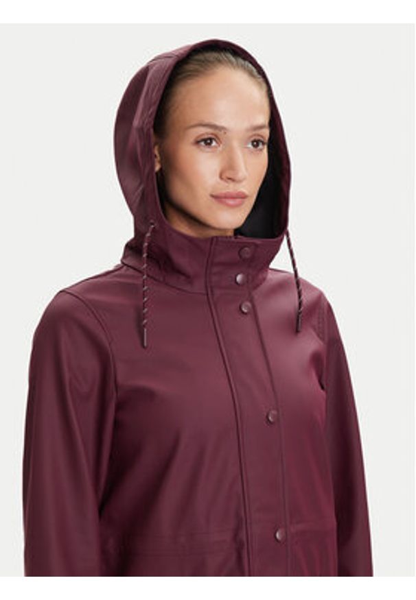 Vero Moda Kurtka przeciwdeszczowa Malou 10266982 Bordowy Regular Fit. Kolor: czerwony. Materiał: syntetyk