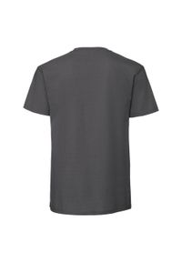 FRUIT OF THE LOOM - Męska Koszulka Iconic Premium Ringspun Cotton T-shirt. Kolor: szary