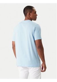 Karl Lagerfeld - KARL LAGERFELD T-Shirt 755780 561235 Błękitny Regular Fit. Typ kołnierza: dekolt w karo. Kolor: niebieski. Materiał: bawełna #2