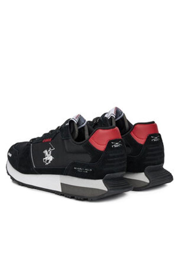 Beverly Hills Polo Club Sneakersy CRUZ MIX Czarny. Kolor: czarny. Materiał: materiał