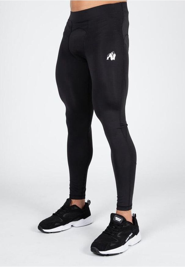 GORILLA WEAR - Winchester Rajstopy męskie - Czarny. Kolor: czarny. Sport: fitness